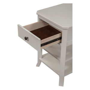 Baker Nightstand, White