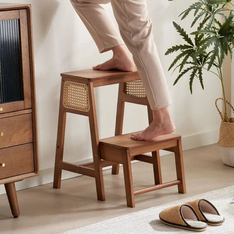 Bamboo Ladder Stool