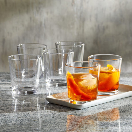Bar Essentials Double Old Fashioned Glasses, 12 ounce, Set of 6