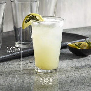 Bar Essentials Highball Glasses, 12 ounce, Set of 6
