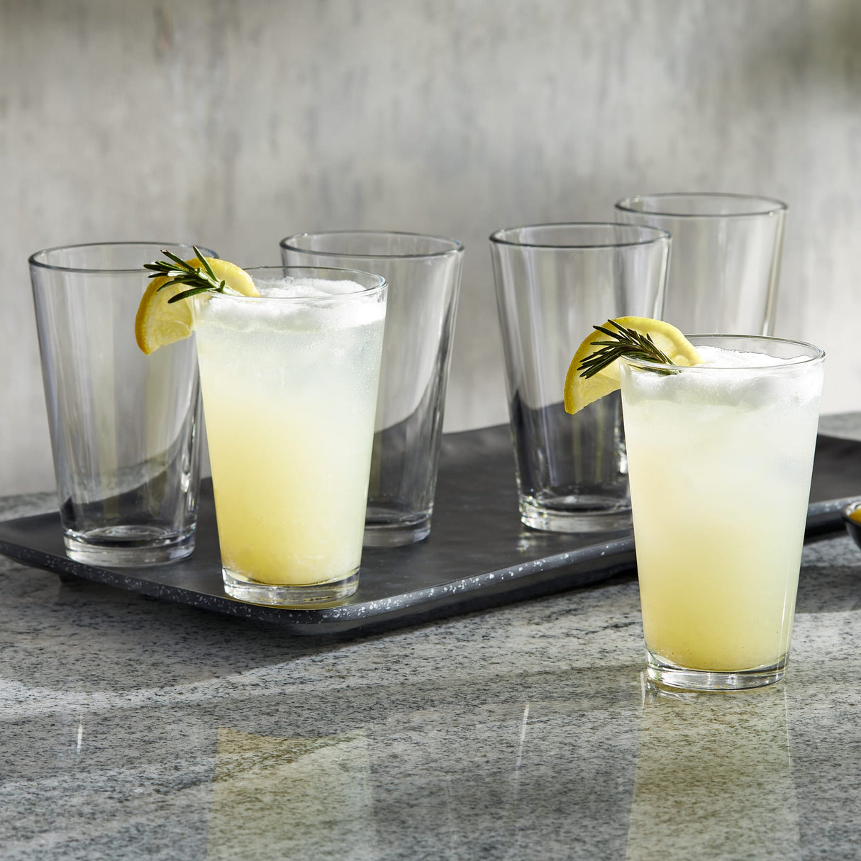 Bar Essentials Highball Glasses, 12 ounce, Set of 6