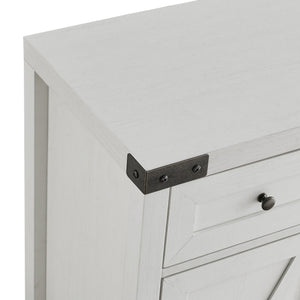 Barn Door Accent Cabinet