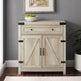 Barn Door Accent Cabinet