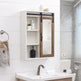 Barn Door Wall Storage with Mirror