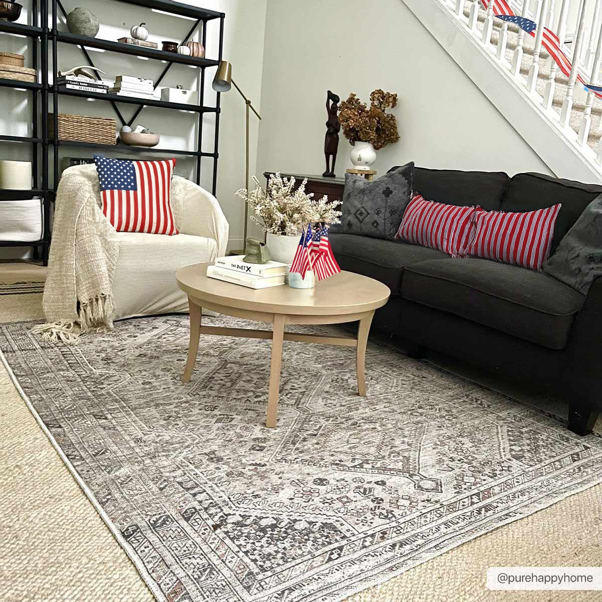 Barny Beige Flat Pile Washable Rug