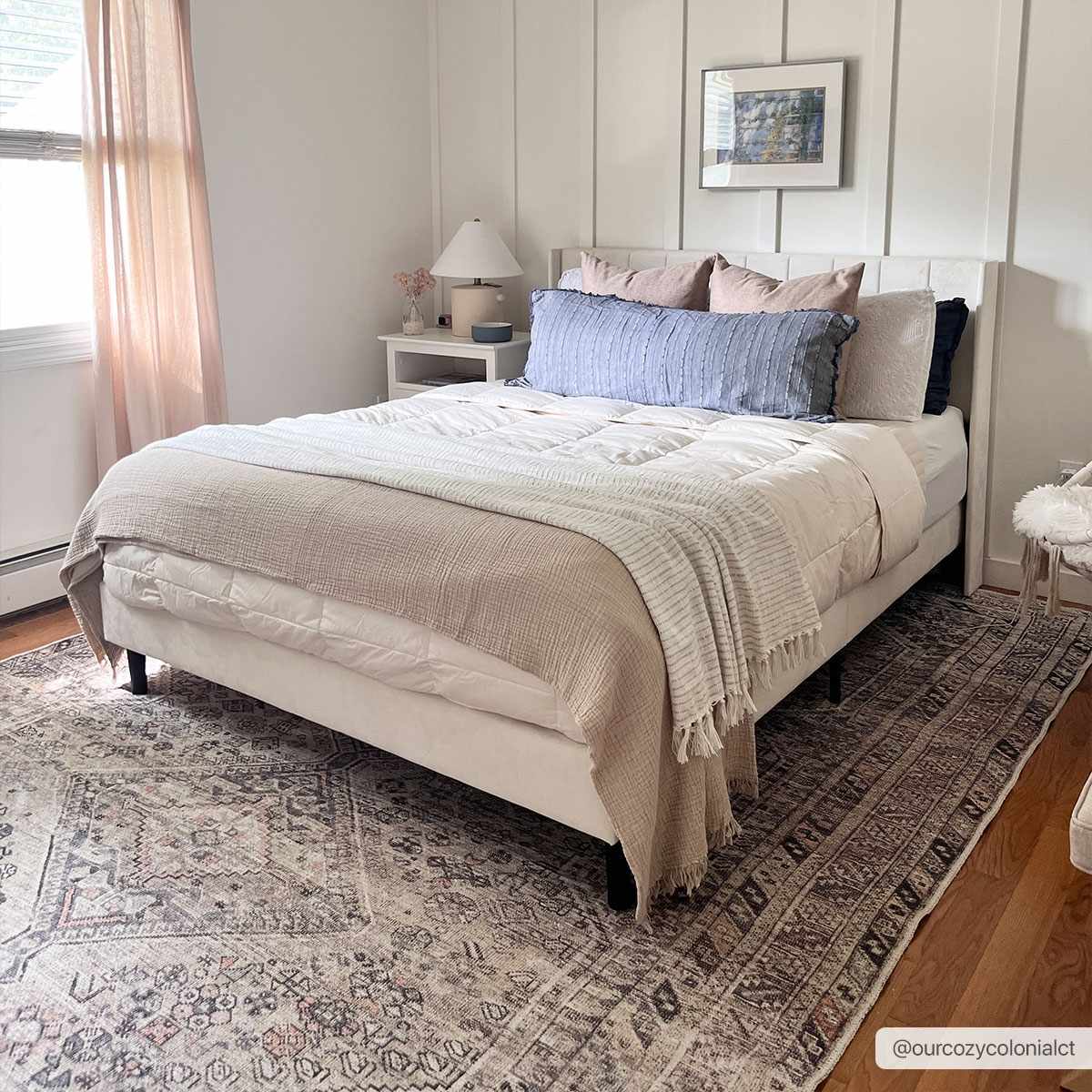 Barny Tan Flat Pile Washable Rug