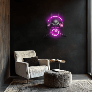 Batman Neon Sign, Uv Print Neon, Batman Wall Decor, Uv Print Neon Sign,Neon Light,Neon Wall Art, Neon Sign,Neon Light Sign,Neon Gifts
