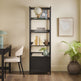 Bayard Modern Reeded Narrow Bookshelf