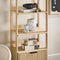 Bayard Modern Reeded Narrow Bookshelf