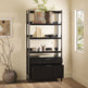 Bayard Modern Reeded Wide Bookshelf