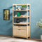 Bayard Modern Reeded Wide Bookshelf