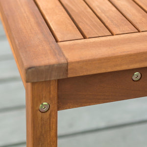 Beck Acacia Wood Outdoor Patio Bench