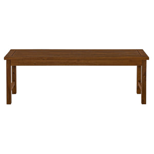 Beck Acacia Wood Outdoor Patio Bench