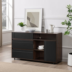 Beckett 52" Contemporary Storage Buffet Sideboard & TV Stand