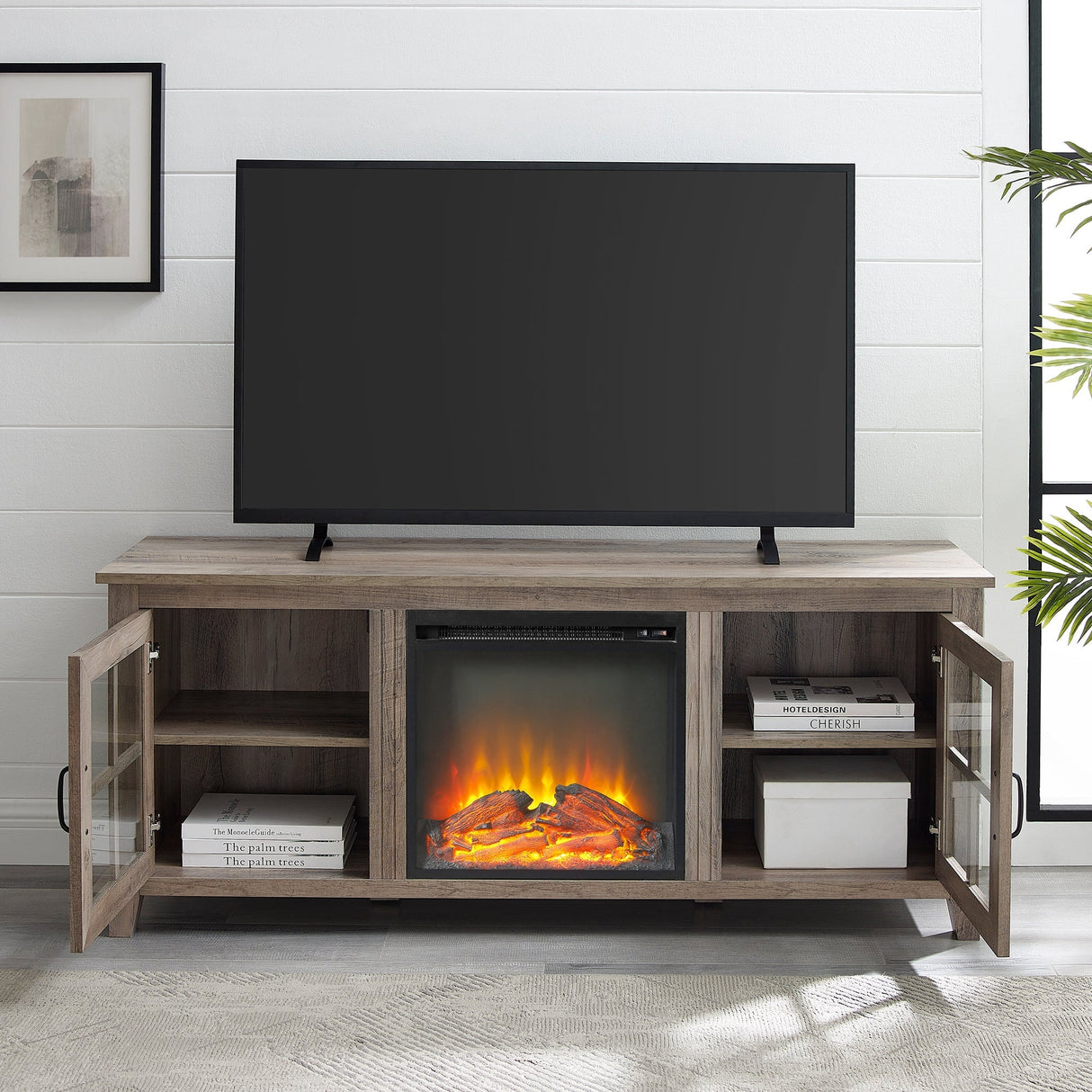 Beldon Essential Fireplace TV Stand