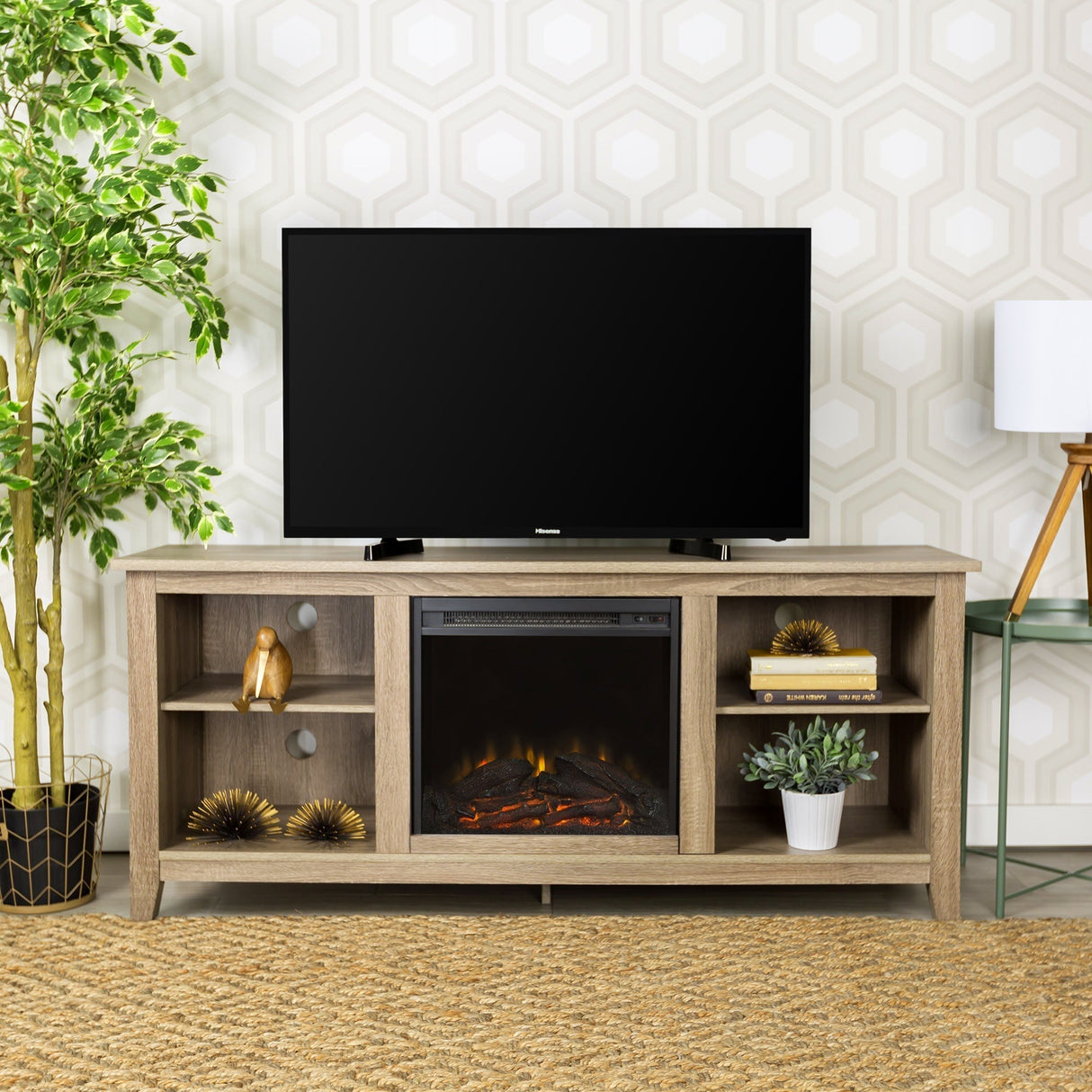 Beldon Essential Fireplace TV Stand