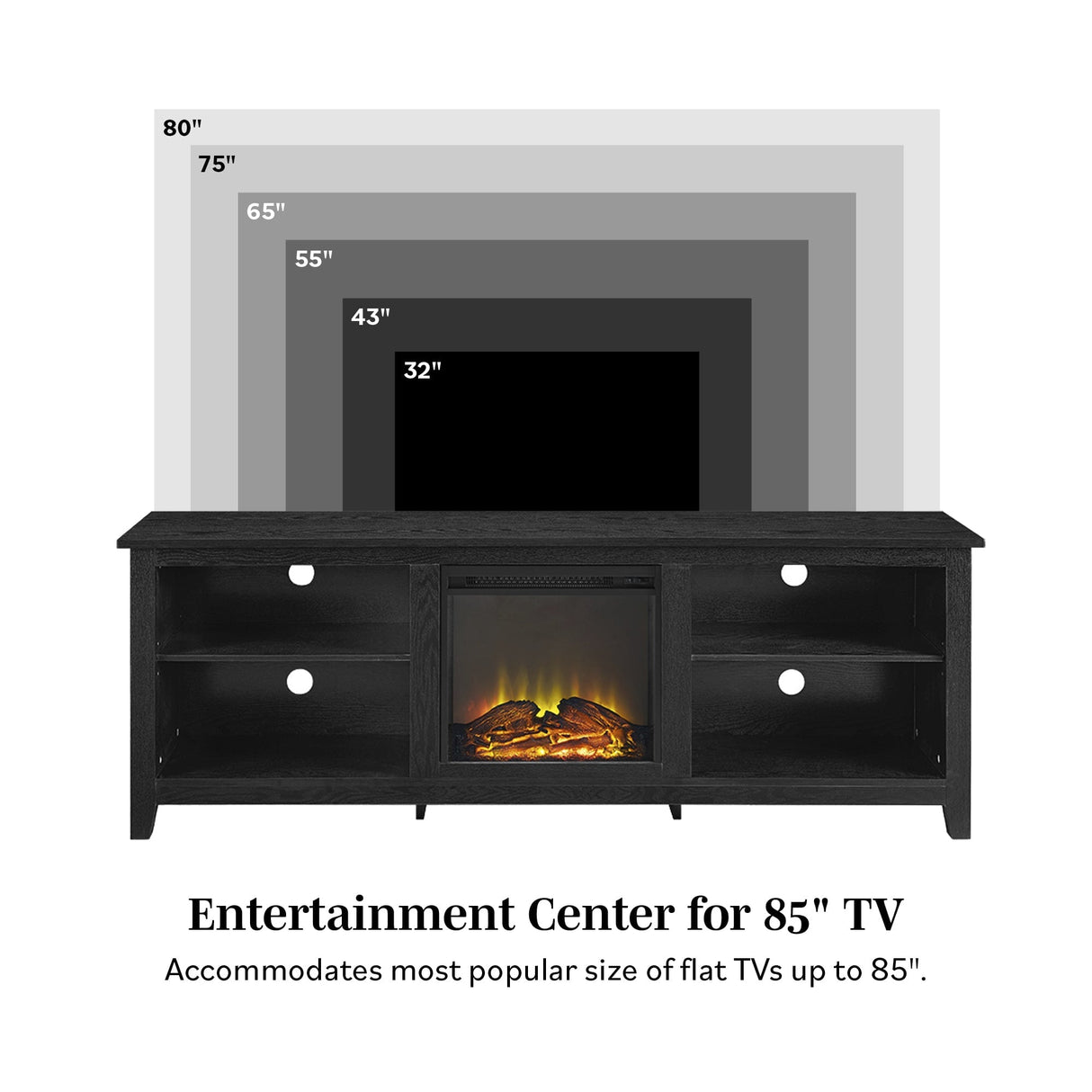 Beldon Essential Fireplace TV Stand