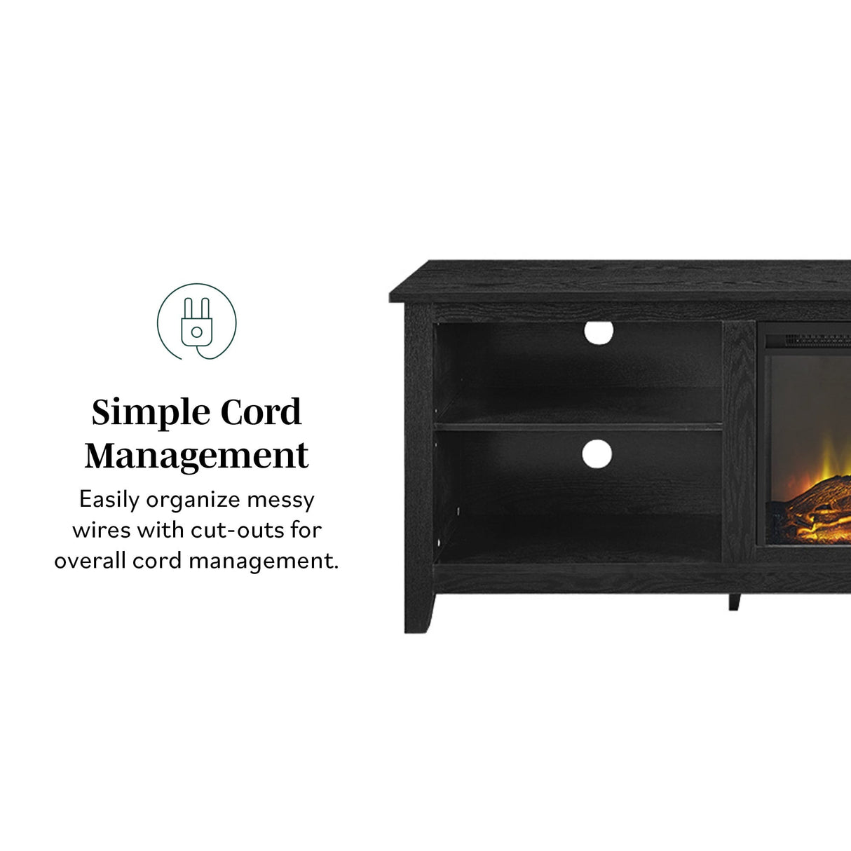 Beldon Essential Fireplace TV Stand