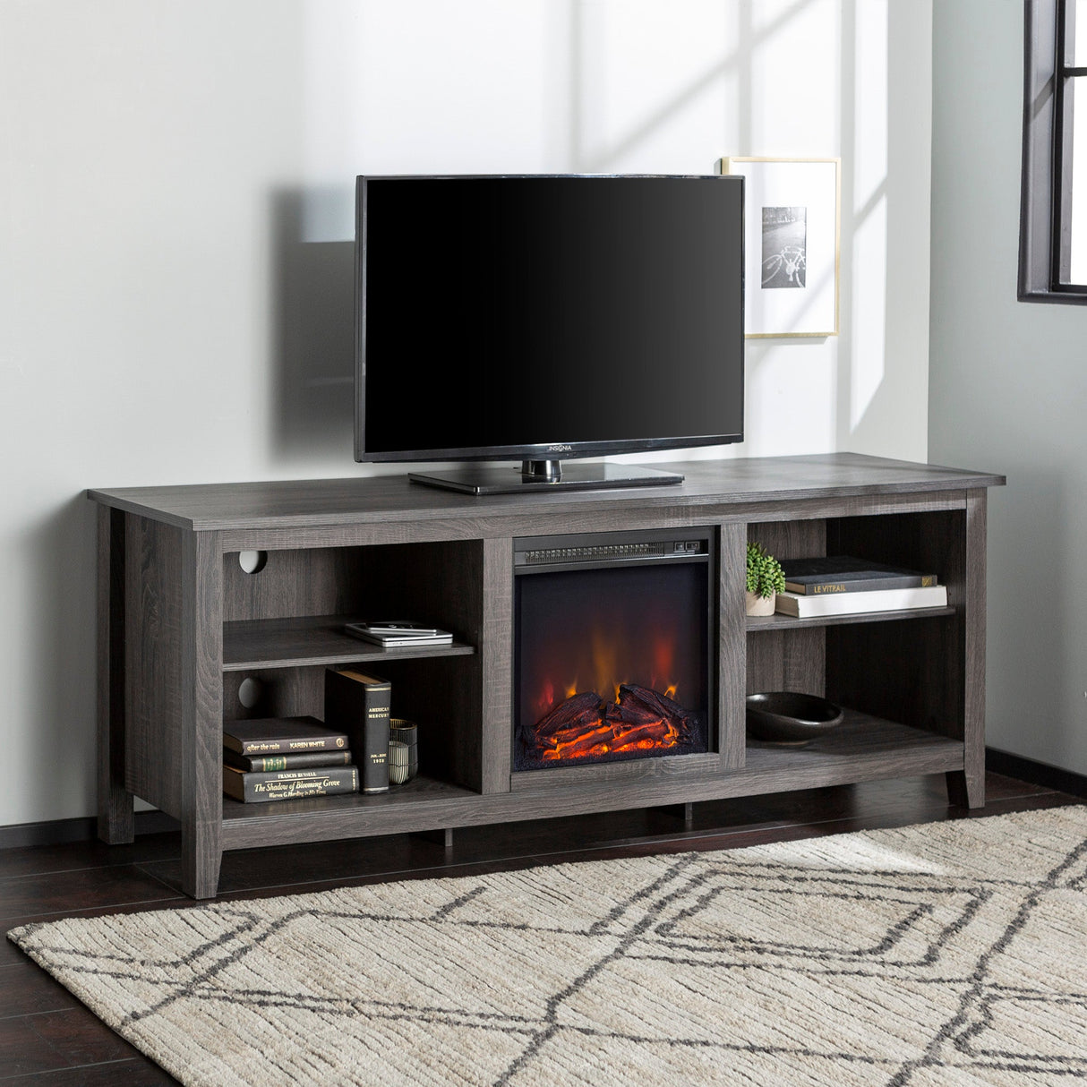 Beldon Essential Fireplace TV Stand