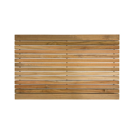 Belize Teak String Mat with Rubber Footing 31.4" x 19.6"