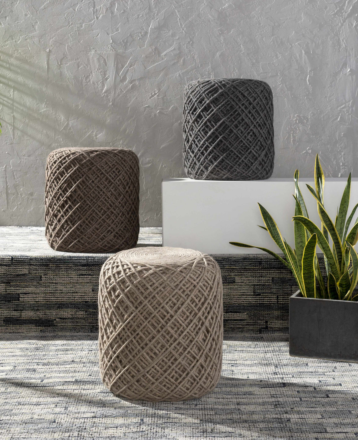 Bellingen Beige Pouf