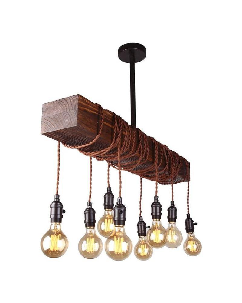 Belz 8-Light Kitchen Island Bulb Pendant Light