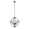 Bennington 4-Light Brown Wood Chandelier