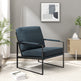 Bentley Contemporary Metal Frame Accent Chair