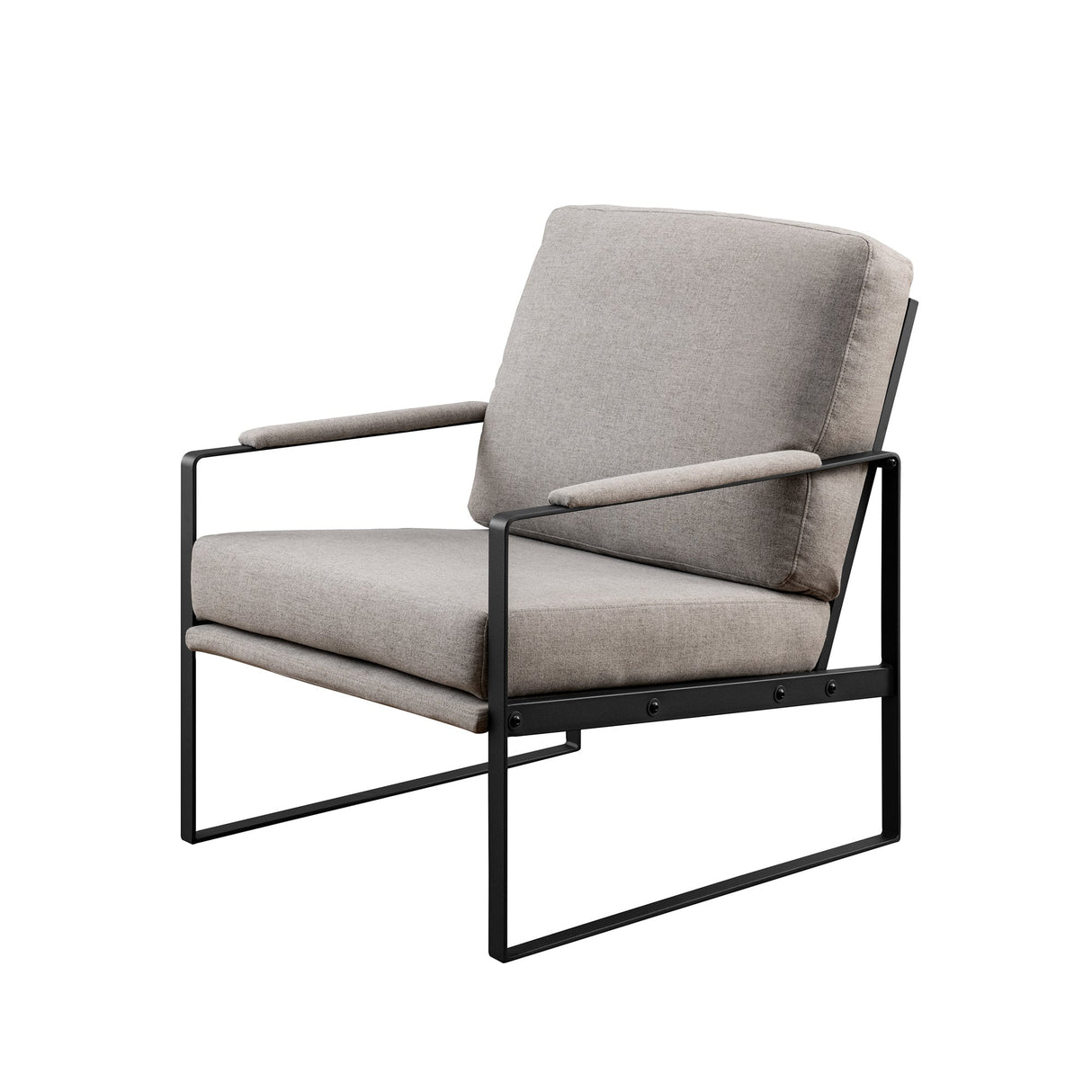 Bentley Contemporary Metal Frame Accent Chair