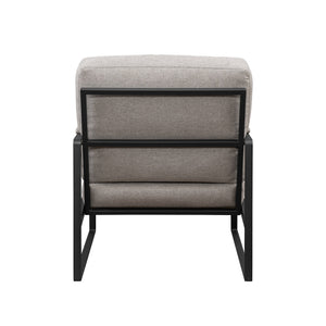 Bentley Contemporary Metal Frame Accent Chair