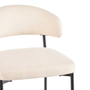 Benton Modern Upholstered Bar Stool, Set of 2