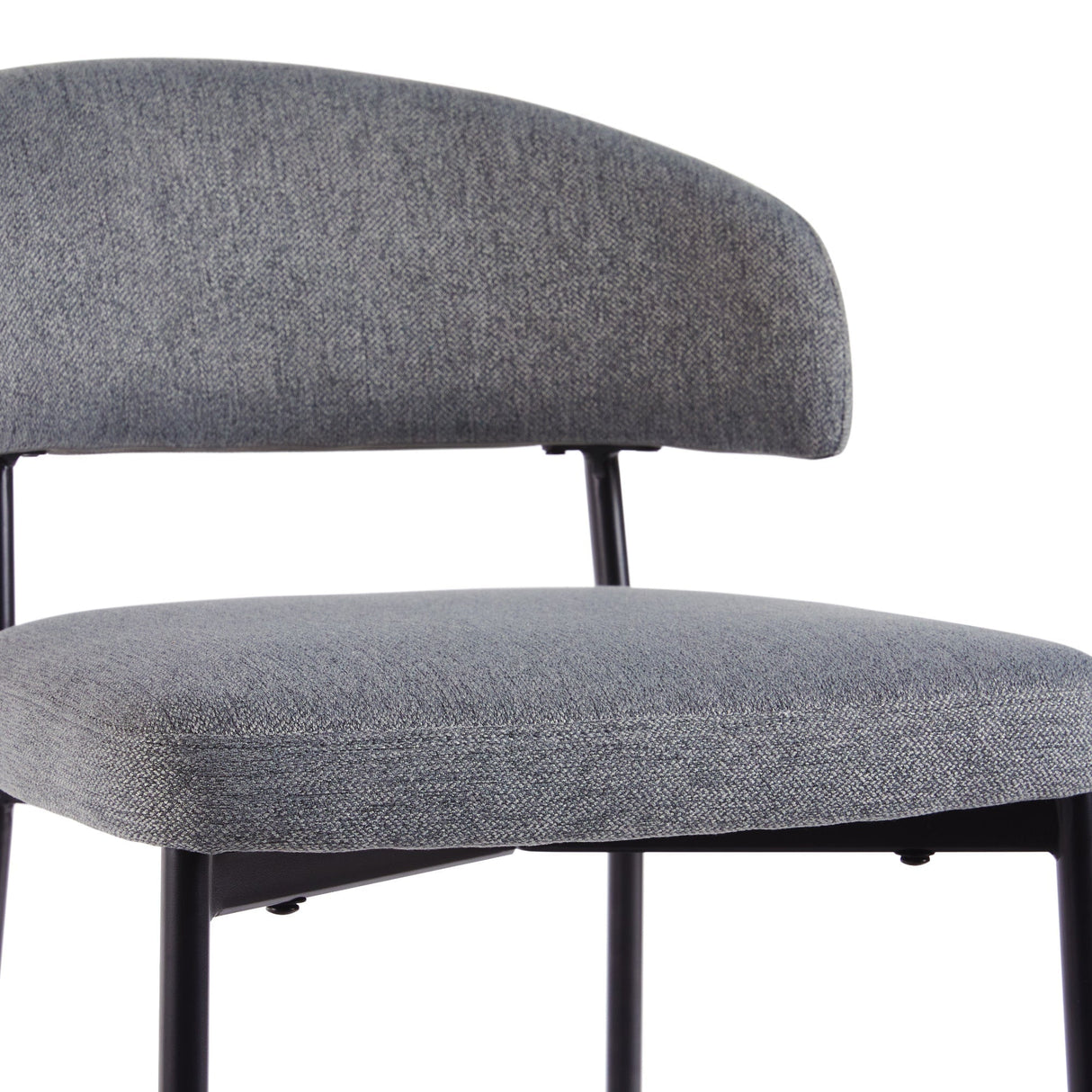 Benton Modern Upholstered Bar Stool, Set of 2