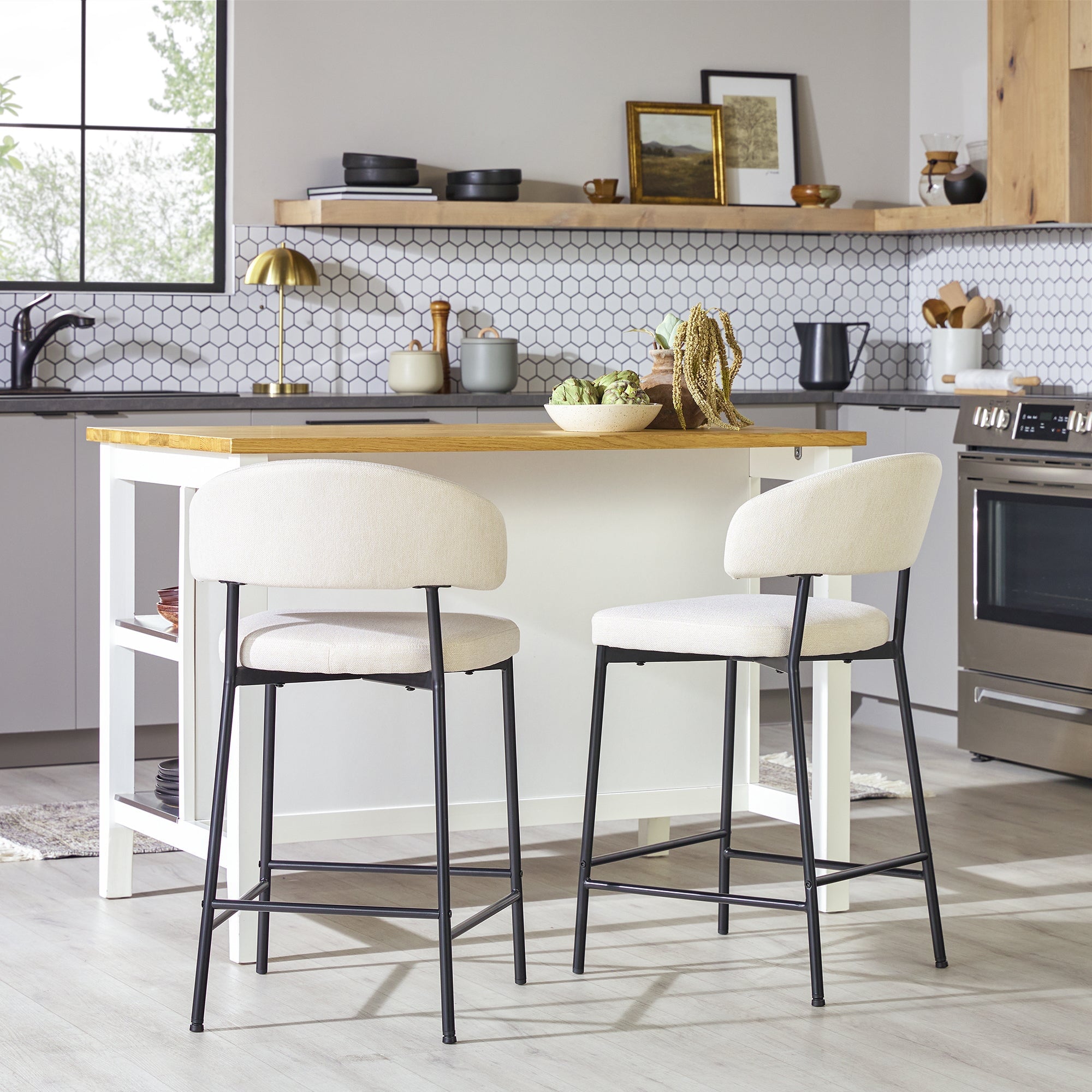 2 Kitchen discount Stools