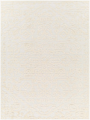 Beren Cream Washable Area Rug