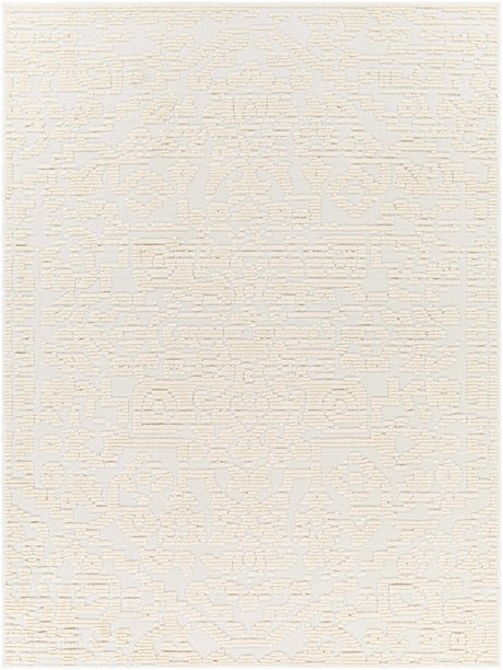 Beren Cream Washable Area Rug