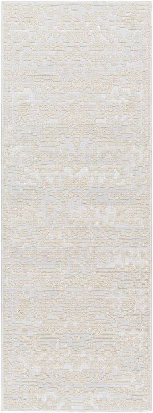 Beren Cream Washable Area Rug