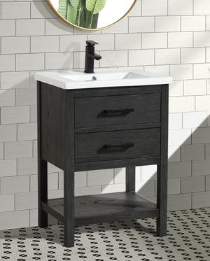 Betty 24" Bathroom Vanity Weathered Gray