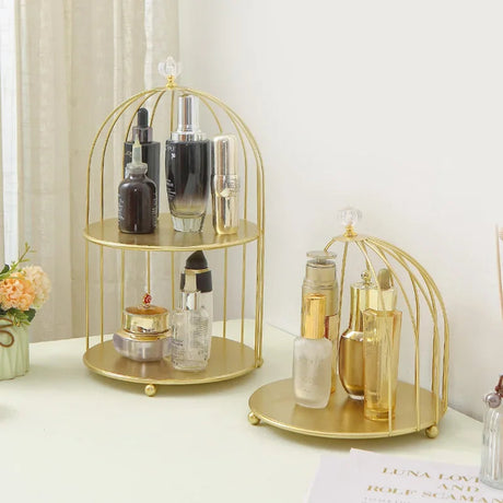 Bird Cage Makeup Organizer