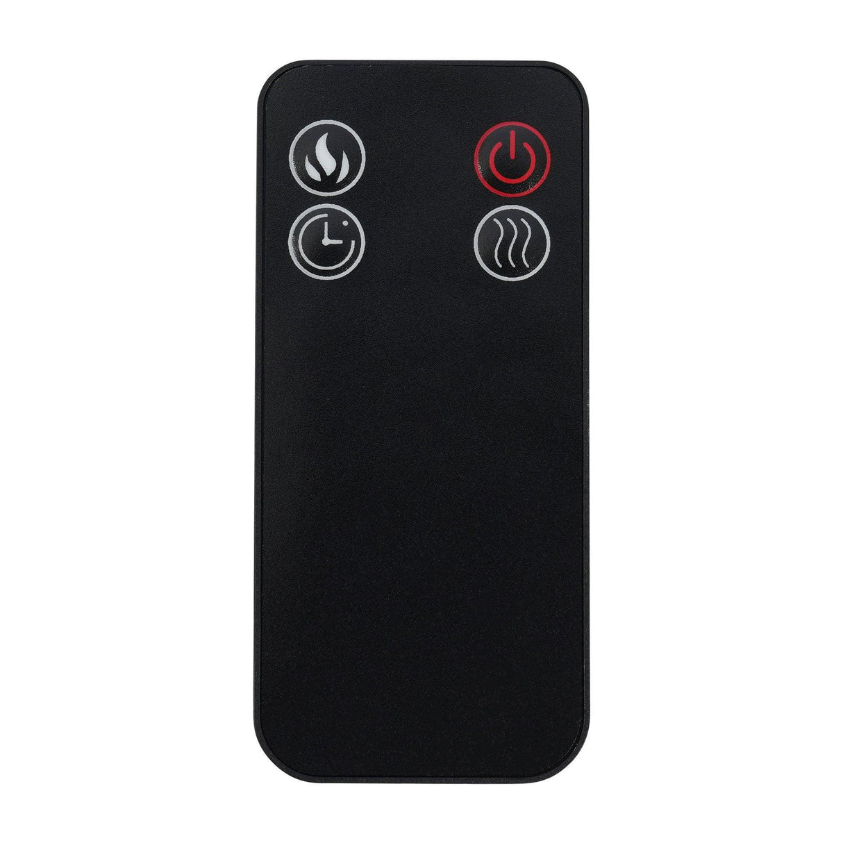 Black Recessed or Wall-Mount Electric 3-Color Flame with LED Light Fireplace