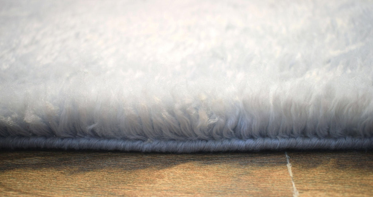 Blue and Silver 4'x 6' | 5'x 8' Rug | Modern Handmade NewZealand Wool Area Rug | The Rug Decor |TRD2379
