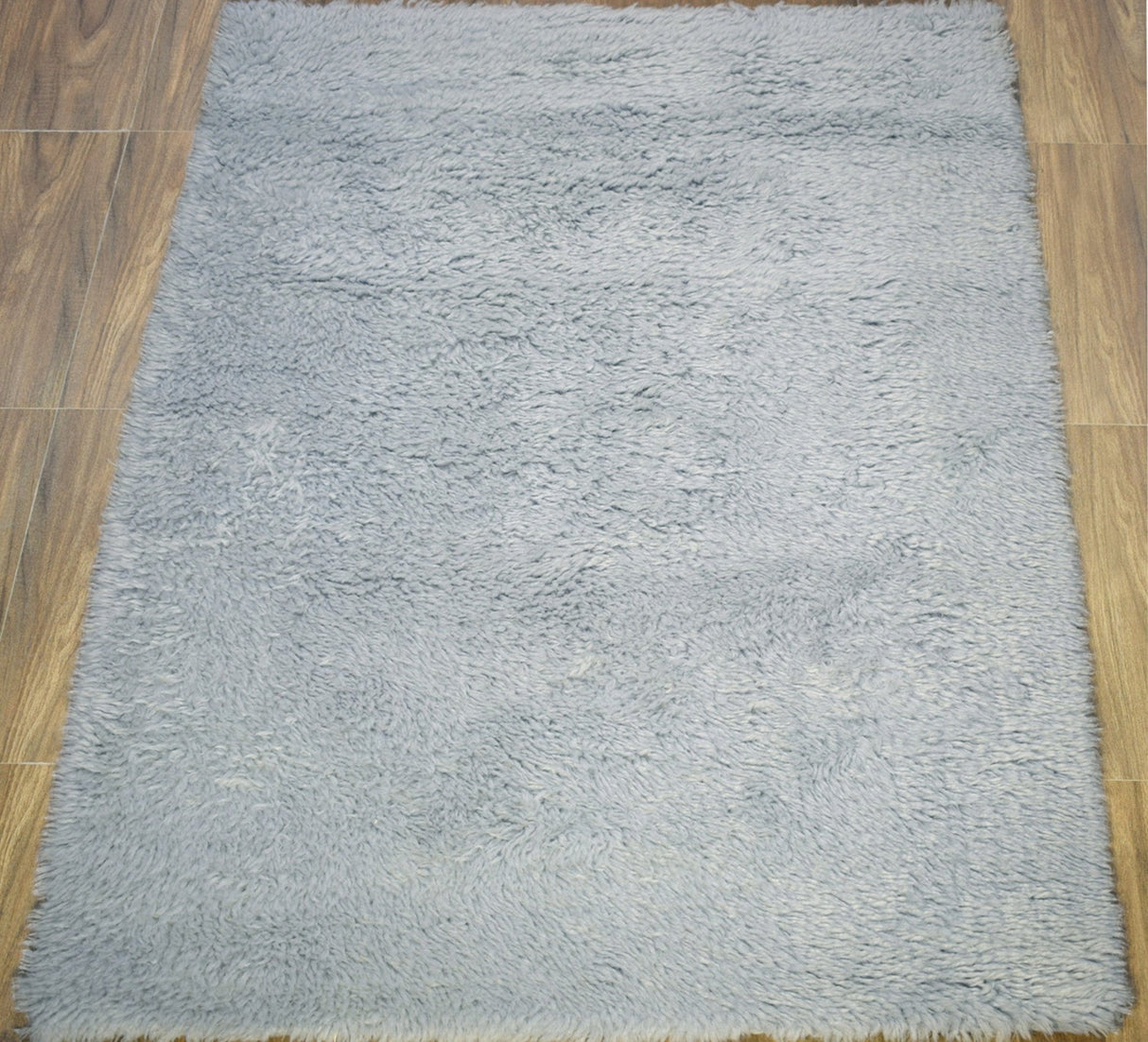 Blue and Silver 4'x 6' | 5'x 8' Rug | Modern Handmade NewZealand Wool Area Rug | The Rug Decor |TRD2379