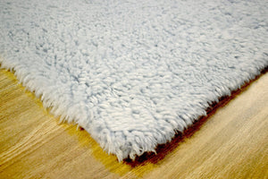 Blue and Silver 4'x 6' | 5'x 8' Rug | Modern Handmade NewZealand Wool Area Rug | The Rug Decor |TRD2379