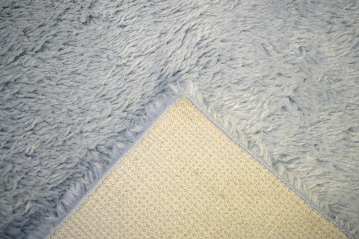 Blue and Silver 4'x 6' | 5'x 8' Rug | Modern Handmade NewZealand Wool Area Rug | The Rug Decor |TRD2379