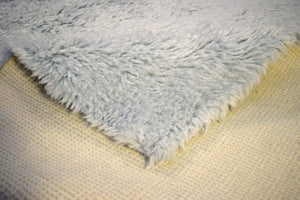 Blue and Silver 4'x 6' | 5'x 8' Rug | Modern Handmade NewZealand Wool Area Rug | The Rug Decor |TRD2379