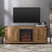 Bolivar Barn Door Fireplace TV Stand