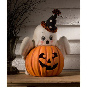 Boo Ghost Jack-O-Lantern Halloween Decoration