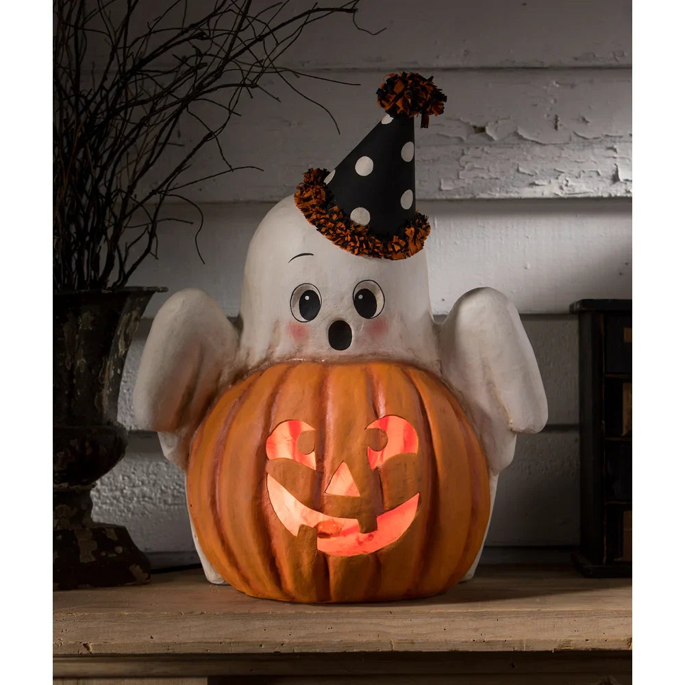 Boo Ghost Jack-O-Lantern Halloween Decoration