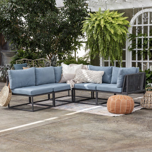 Braden Outdoor Modular 5-Piece Sectional