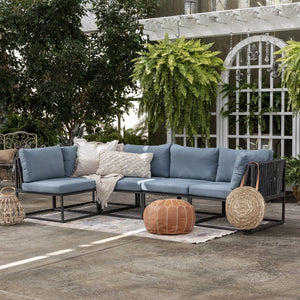 Braden Outdoor Modular 5-Piece Sectional