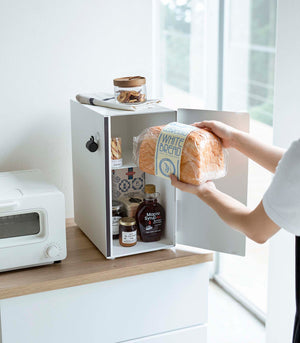 Bread Box - Steel + Wood